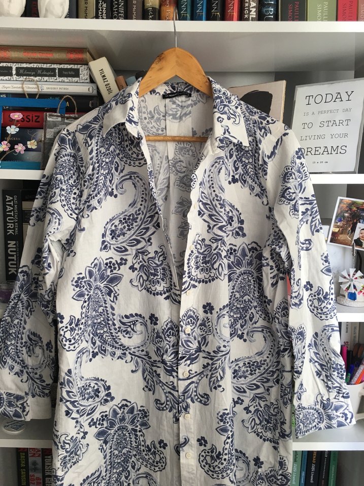 Bohem Desenli Uzun Kadın Tunik - Görsel 3