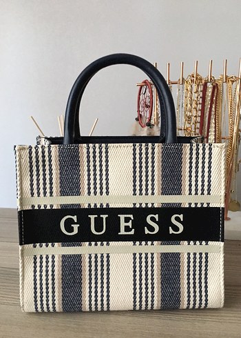 GUESS Çizgili Kadın Çanta - Görsel 6