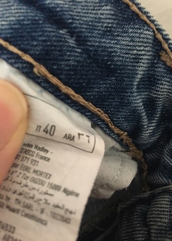 Bol Kesim Kadın Kot Pantolon - Görsel 4