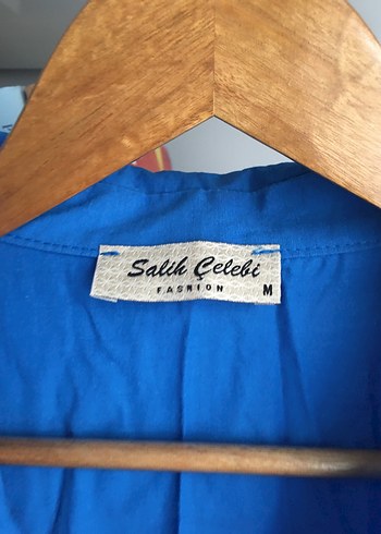 Uzun Kollu, Yakalı, Mavi Elbise - Görsel 2