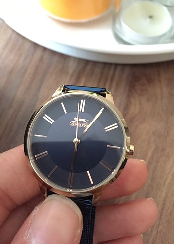 Klasik lacivert Kadın Kol Saati - Görsel 2