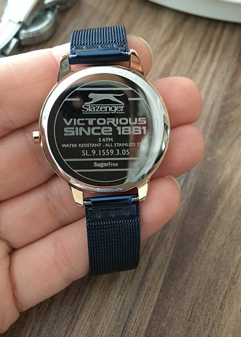 Klasik lacivert Kadın Kol Saati - Görsel 5