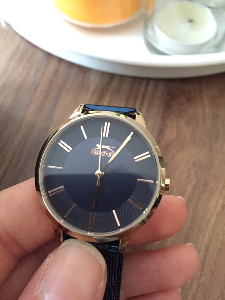 Klasik lacivert Kadın Kol Saati - Görsel 2