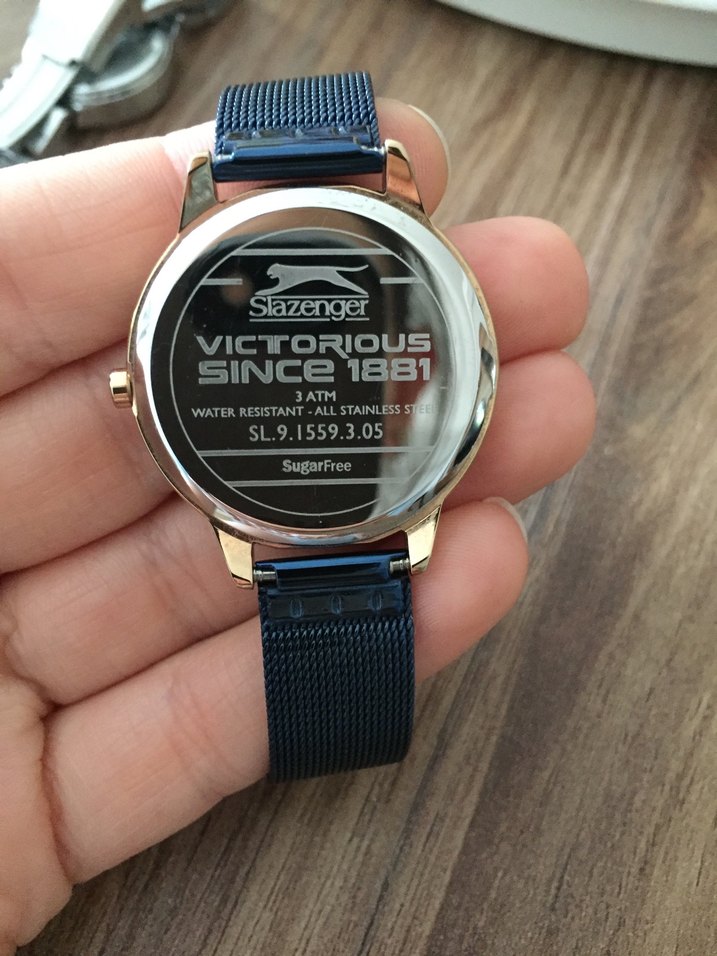 Klasik lacivert Kadın Kol Saati - Görsel 5