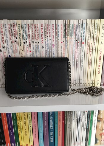 Siyah Deri Kadın Çantası, Tokalı, Modern Klasik - Görsel 5