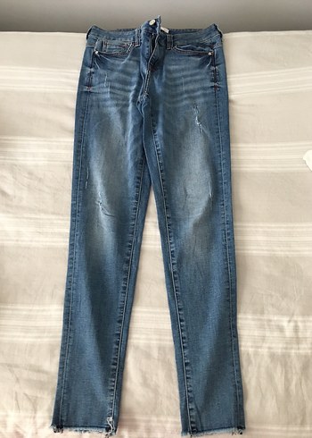 36 Beden mavi Renk Mavi Regular Fit Kadın Kot Pantolon