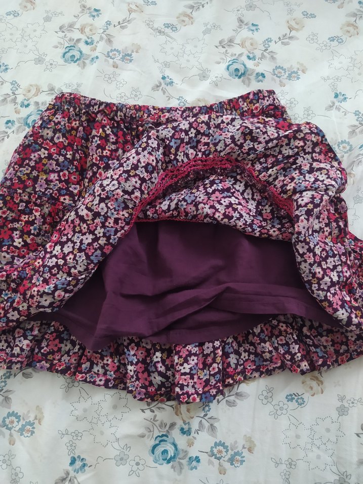 Renkli Desenli hm marka etek - Görsel 2