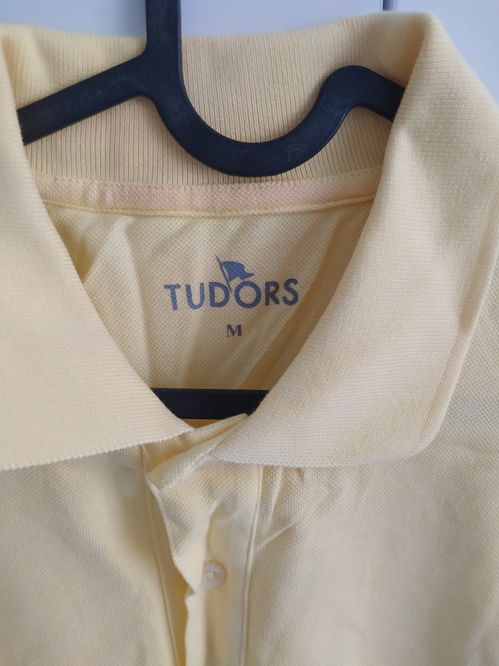 Sarı Düğmeli Erkek Polo Tişört - Görsel 2