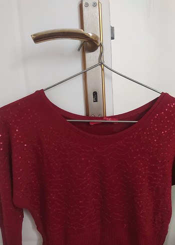Kırmızı Kadın Bluz - Görsel 2