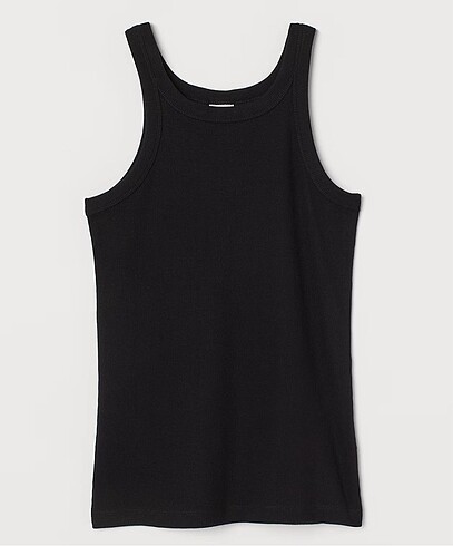 H&M ribanalı kolsuz üst