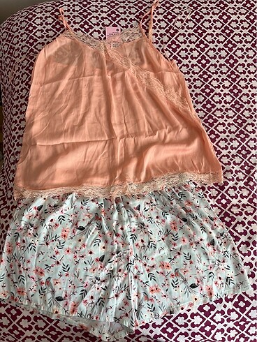 xl Beden Penti şortlu pijama takımı