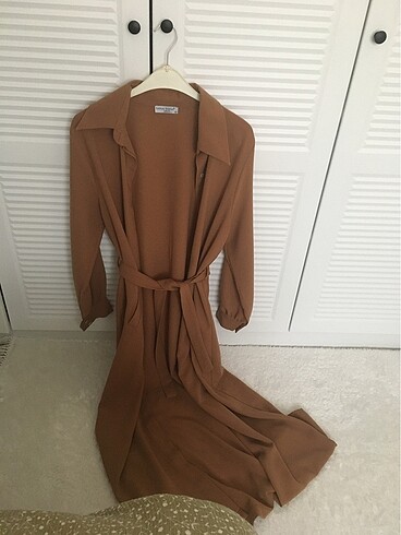 Diğer Camel renk uzun tunik elbise