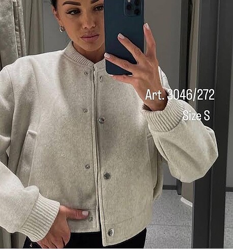 Zara Zara yumuşak bomber ceket