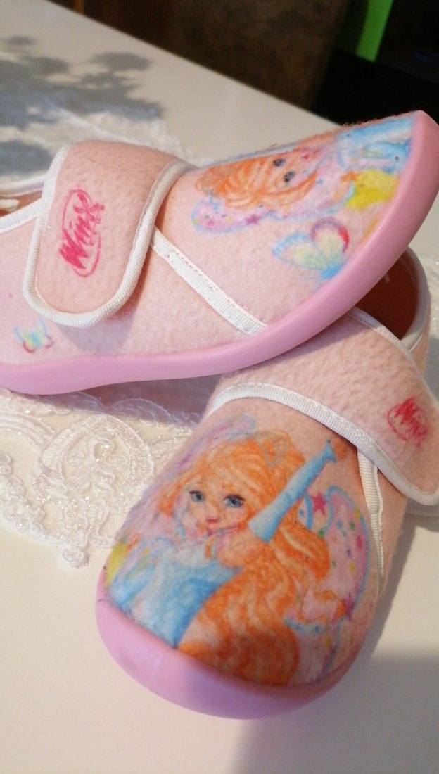 Kız Çocukları için Pembe Sıcak Ev Terlikleri - Görsel 4