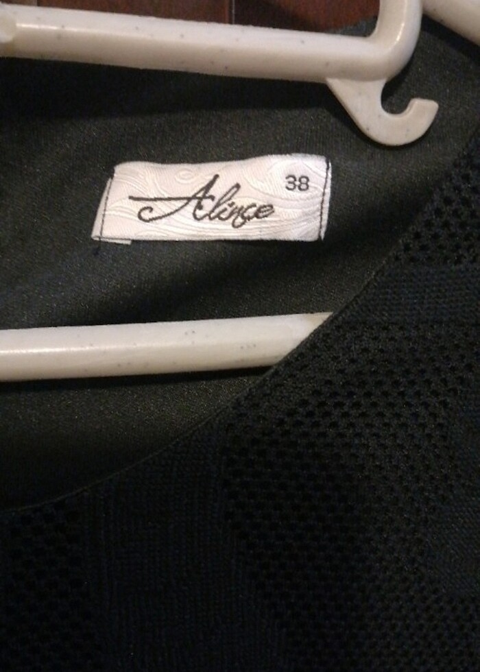 Siyah dantel elbise - Görsel 2