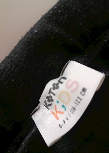 Kız Çocuk Siyah Fırfırlı Tayt - Görsel 2