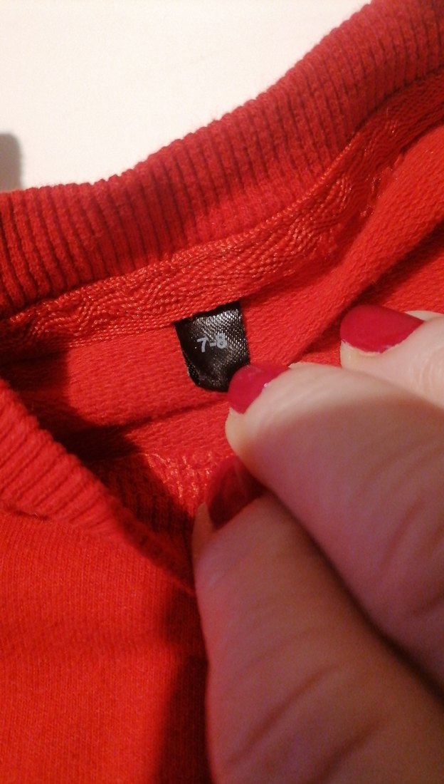 Koyu Kırmızı Erkek/kız Çocuk Sweatshirt - Görsel 2