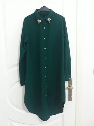 yeşil tunik