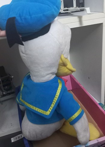 Beden Renkli Mavi Peluş Oyuncak Ördek oyuncak