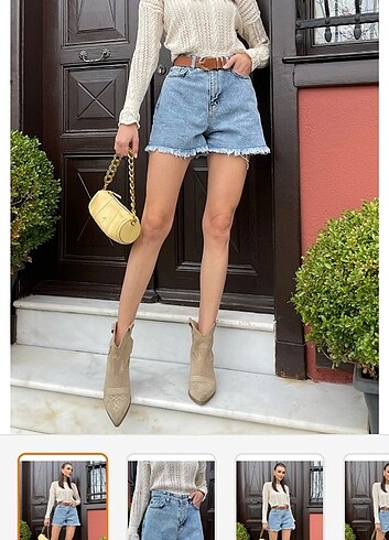 Denim şort