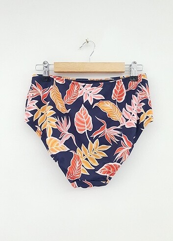 Diğer Çiçekli Lacivert Bikini Altı