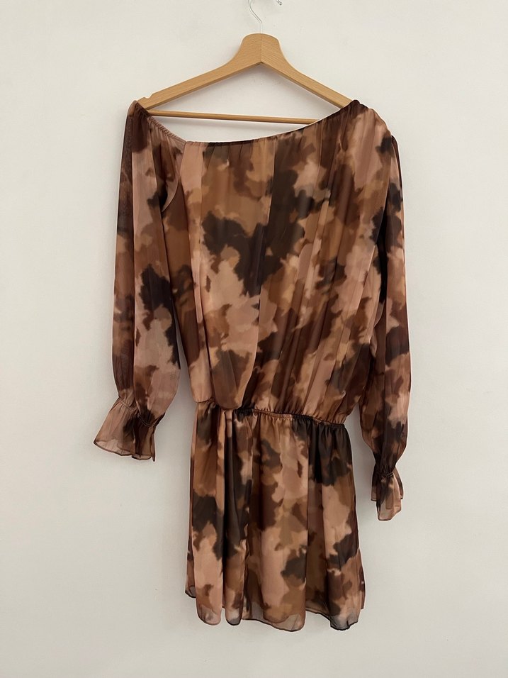 Vintage Mini Elbise - Görsel 4