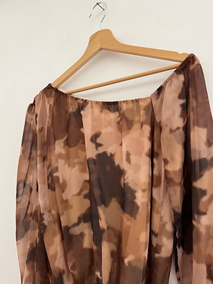 Vintage Mini Elbise - Görsel 3