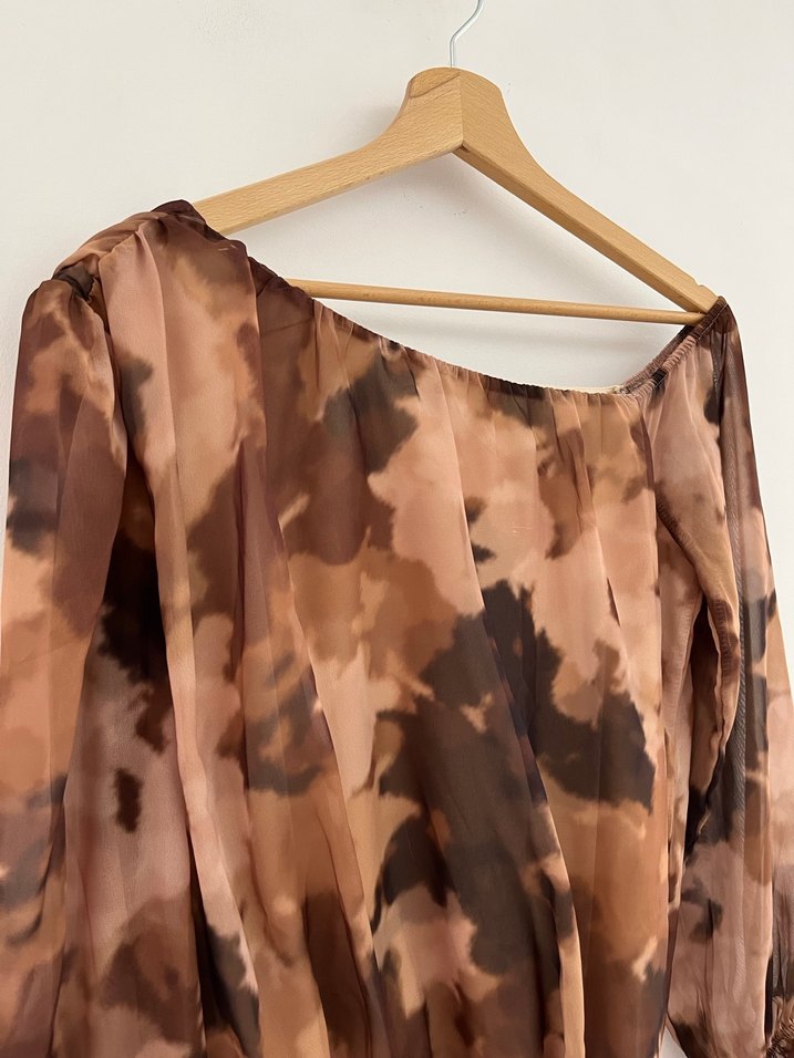 Vintage Mini Elbise - Görsel 2