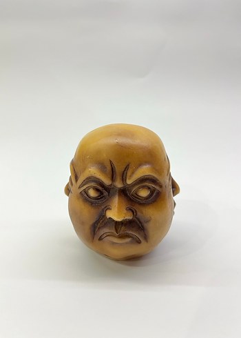 Vintage Dört Yüzlü Buda Figürü - Görsel 2