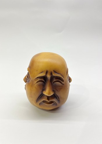 Vintage Dört Yüzlü Buda Figürü - Görsel 3