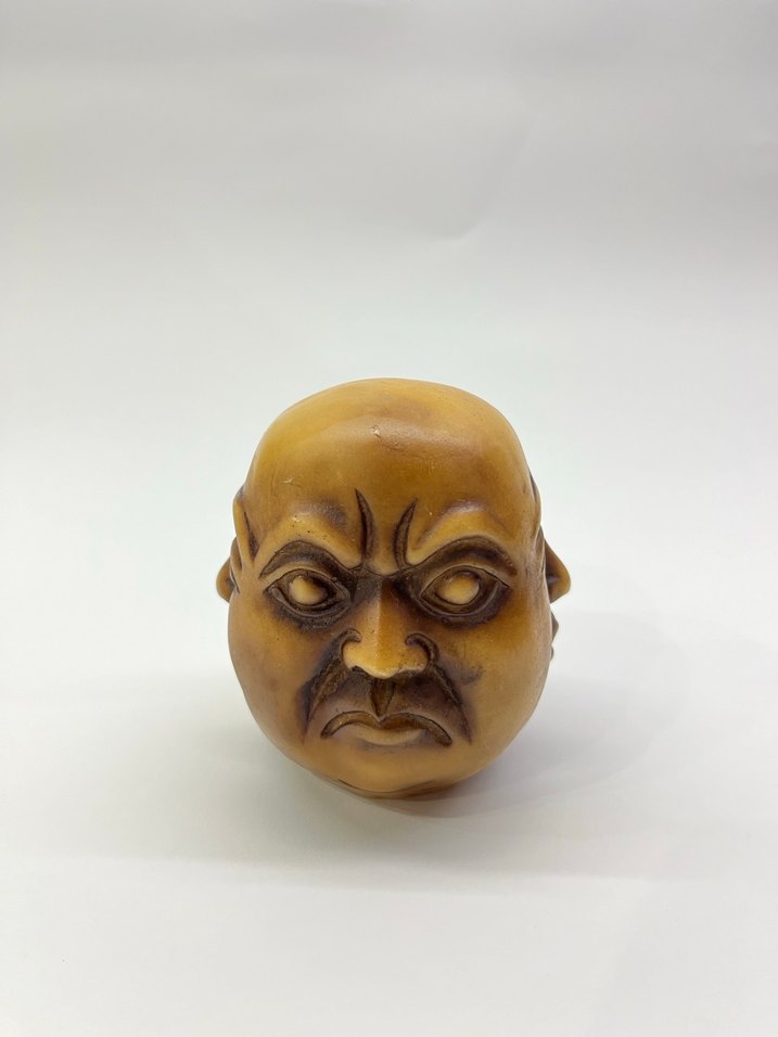 Vintage Dört Yüzlü Buda Figürü - Görsel 2