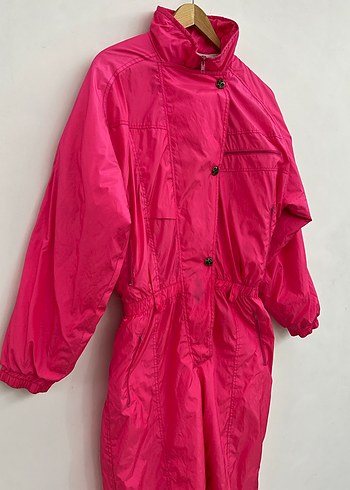 Vintage Pembe Kadın Tulum - Görsel 2