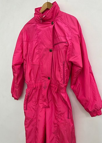 Vintage Pembe Kadın Tulum - Görsel 3