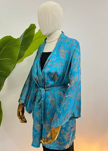 Vintage Antika Kimono - Görsel 2