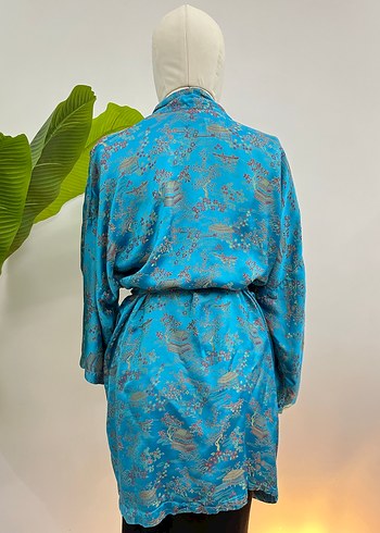 Vintage Antika Kimono - Görsel 7
