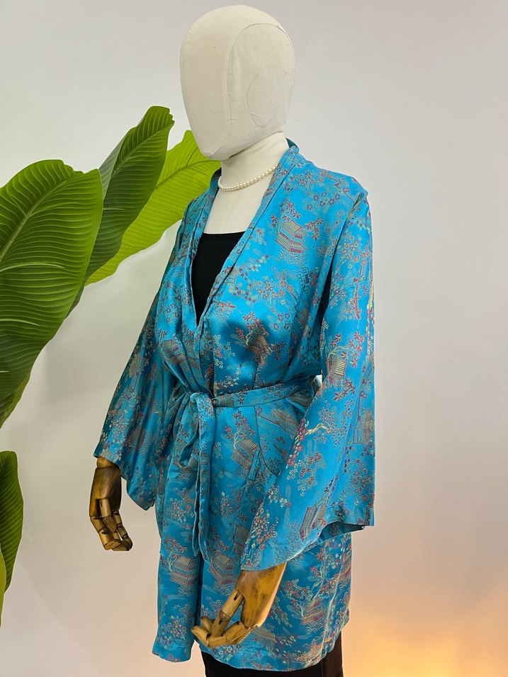 Vintage Antika Kimono - Görsel 2