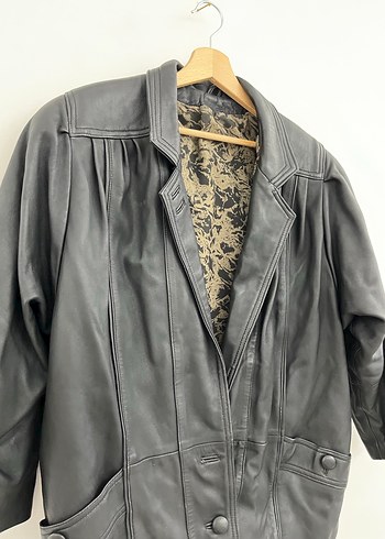 Vintage Deri Mont - Görsel 2