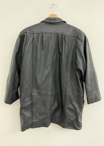 Vintage Deri Mont - Görsel 5