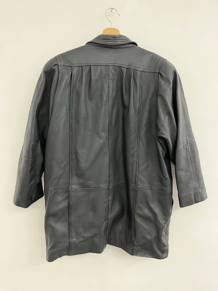 Vintage Deri Mont - Görsel 5