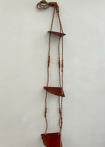 Vintage Makrome Köşe Raf - Görsel 2