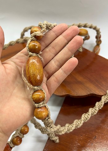 Vintage Makrome Köşe Raf - Görsel 6