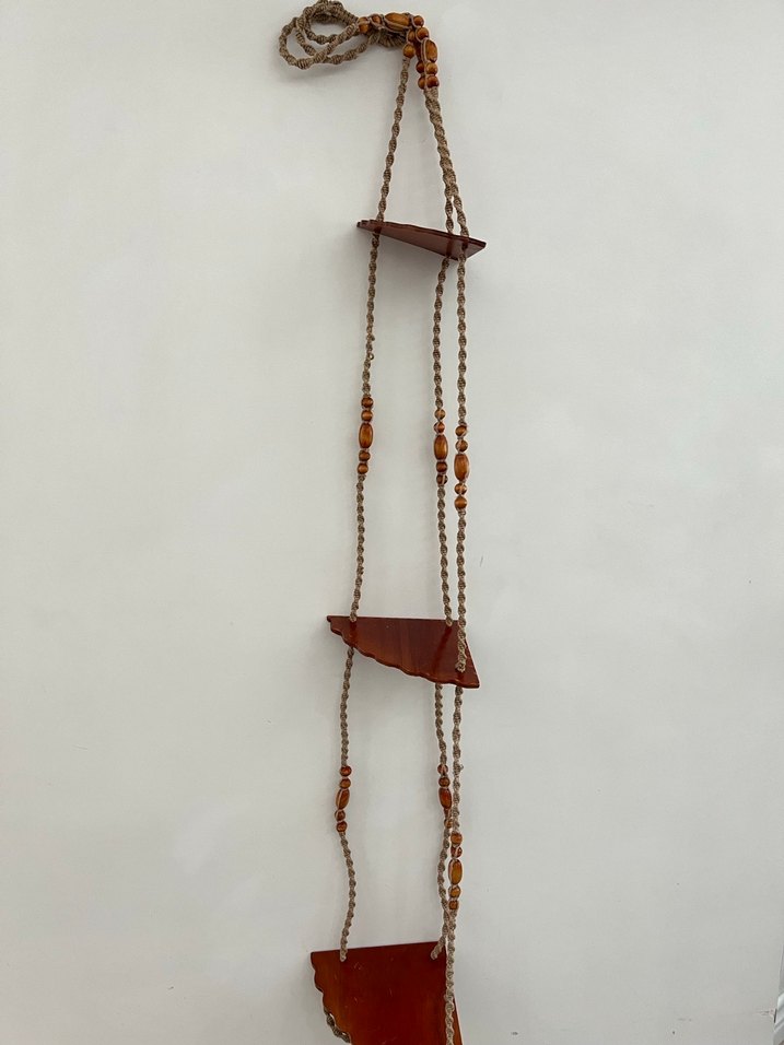 Vintage Makrome Köşe Raf - Görsel 2