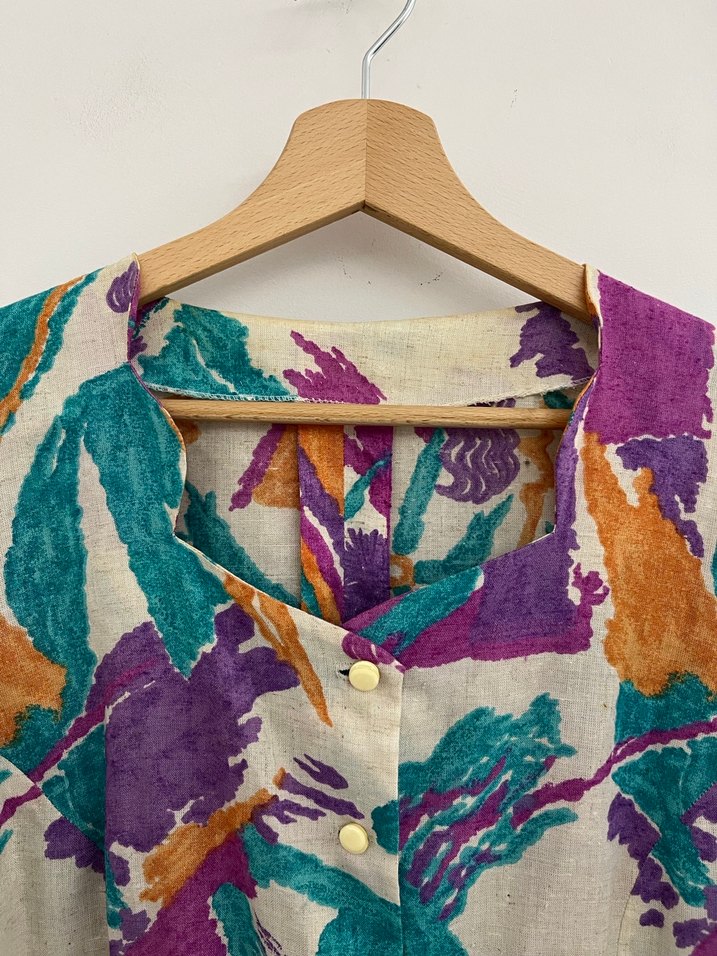 Vintage Desenli Gömlek - Görsel 3