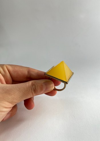 Vintage Piramit Yüzük - Görsel 2