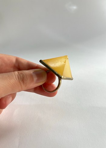 Vintage Piramit Yüzük - Görsel 5