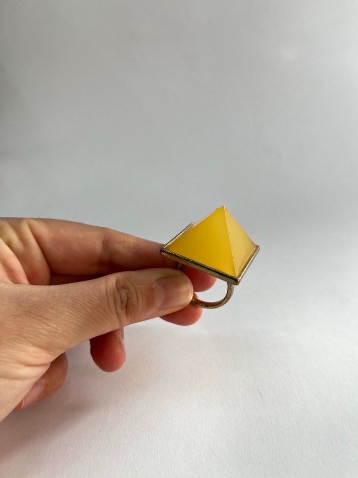 Vintage Piramit Yüzük - Görsel 2