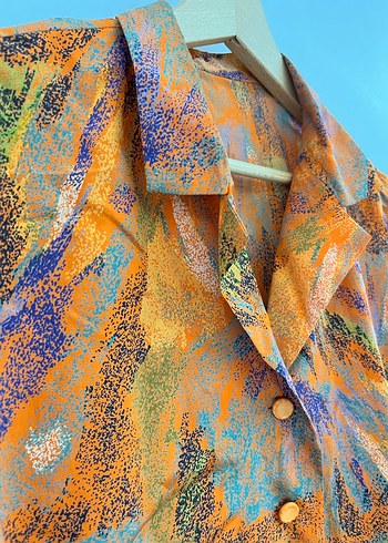 Vintage Desenli Gömlek - Görsel 4