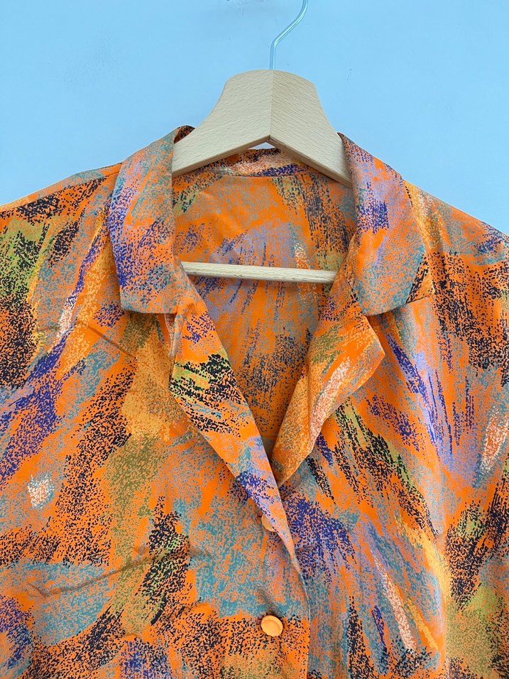 Vintage Desenli Gömlek - Görsel 2