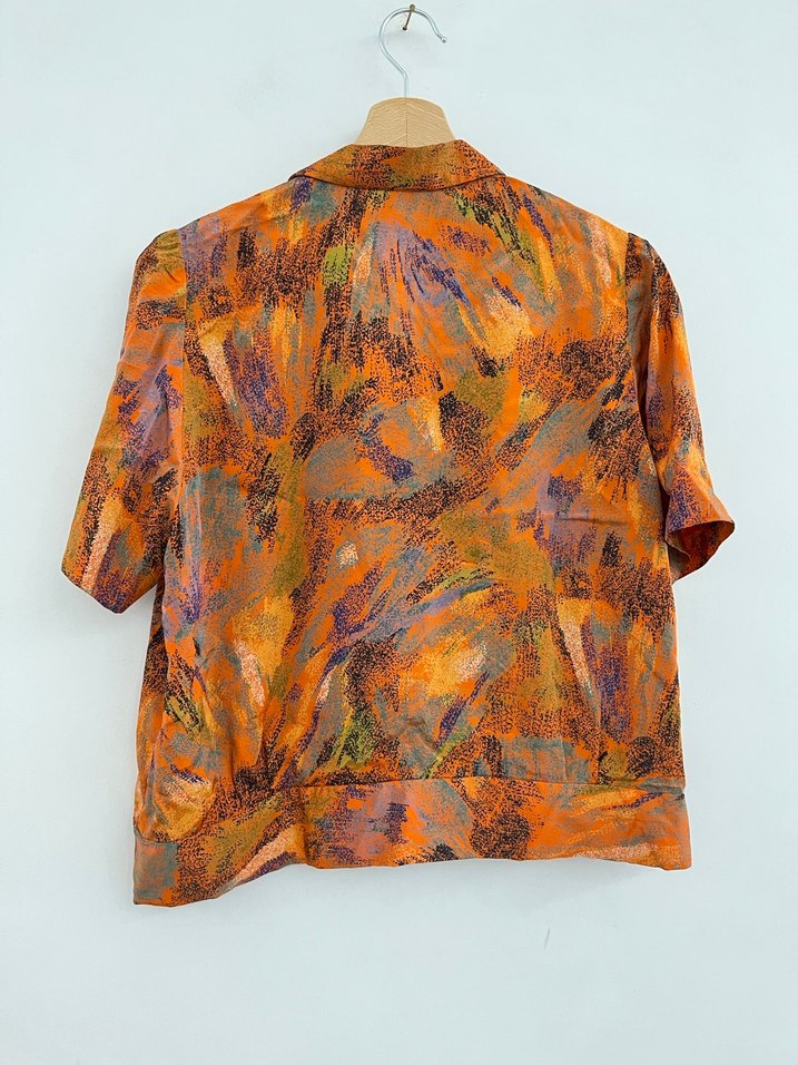 Vintage Desenli Gömlek - Görsel 5