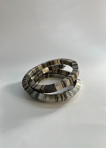 Vintage Metal Spiral Bileklik - Görsel 2